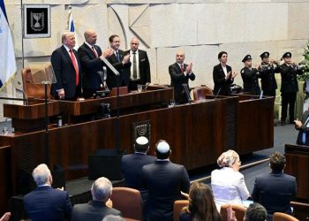 Trump heralds ‘golden age of the Middle East’ in address to Israeli Knesset hours after hostages come home