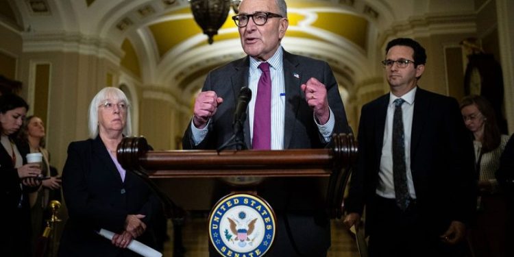 Schumer again blocks GOP bid to reopen government as air traffic controllers go unpaid