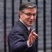 House Speaker Mike Johnson tells British Parliament he came to ‘calm the waters’