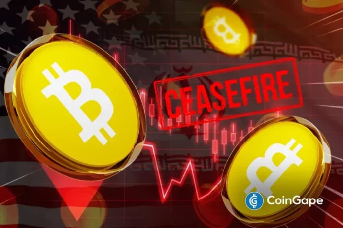 Bitcoin price falls more than 1% in an hour after Iran rejects any temporary ceasefire with the US on Tuesday. Oil prices gain back above $114 as Trump’s deadline to strike Iranian energy infrastructure nears. Iranian media reports explosions were heard on Kharg Island, escalating the ongoing US-Iran war. Ethereum, XRP, Solana, Cardano, and the
The post <a href="https://coingape.com/bitcoin-falls-as-iran-rejects-any-temporary-ceasefire-with-the-us-amid-kharg-island-strikes/">Bitcoin Falls as Iran Rejects Any Temporary Ceasefire with the US amid Kharg Island Strikes</a> appeared first on <a href="https://coingape.com/">CoinGape</a>.