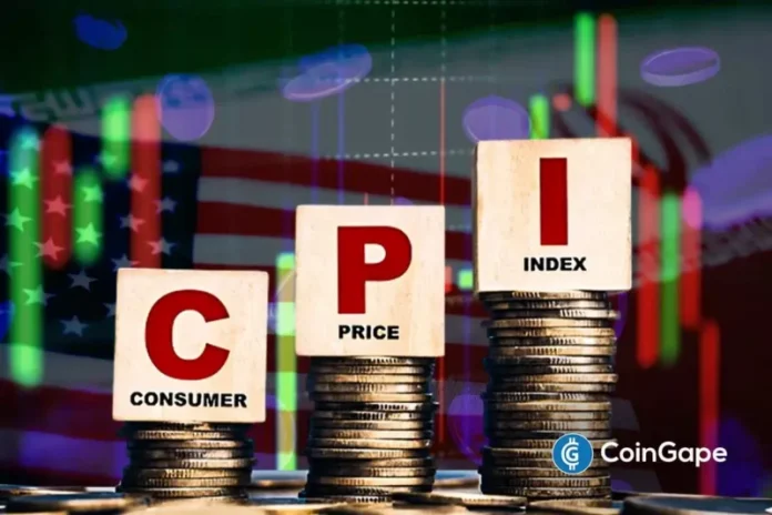 The U.S. CPI inflation surged significantly in March to 3.3% as the U.S.-Iran war pressured energy prices. Bitcoin reacted to this inflation data as traders continue to price in the possibility that the Fed will hold rates steady throughout this year. Ad Ad U.S. CPI Inflation Jumps 3.3% In March The Bureau of Labor Statistics’
The post <a href="https://coingape.com/u-s-cpi-inflation-rises-to-3-3-amid-iran-war-pressures/">Breaking: U.S. CPI Inflation Rises To 3.3% Amid Iran War Pressures</a> appeared first on <a href="https://coingape.com/">CoinGape</a>.