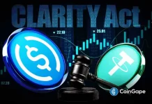 CLARITY Act Odds Rise as Crypto and Banking Leaders Review Stablecoin Yield Text
