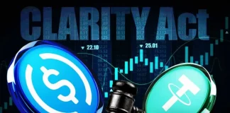 CLARITY Act Odds Rise as Crypto and Banking Leaders Review Stablecoin Yield Text