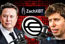 Paradigm’s ZachXBT Alleges Sam Altman’s Worldcoin (WLD) of Scam amid Elon Musk’s OpenAI Lawsuit