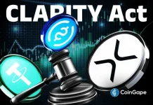 XRP Price Prediction As CLARITY Act Odds Rise and Stablecoin Yield Battle Nears End