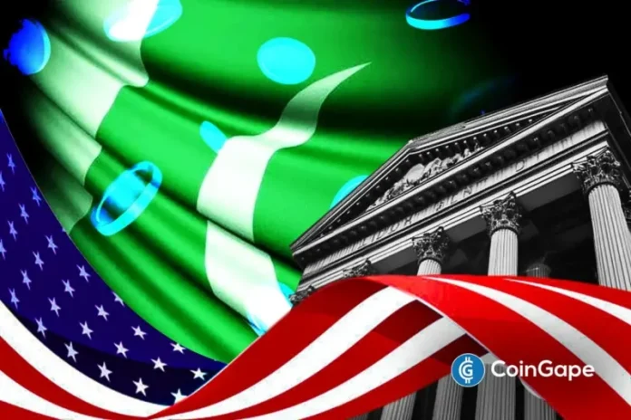 State Bank of Pakistan has now opened banking access to licensed crypto firms, according to notice this week. The Pakistan SBP’s move comes amid the country acting as a mediator in the US-Iran conflict. Ad Ad Pakistan SBP Updates Crypto Regulation SBP issued a notice recently, which allows licensed companies to engage with the Pakistan
The post <a href="https://coingape.com/pakistan-sbp-unlocks-banking-access-crypto-firms-amid-us-iran-conflict/">Pakistan SBP Unlocks Banking Access for Crypto Firms Amid US-Iran Conflict</a> appeared first on <a href="https://coingape.com/">CoinGape</a>.